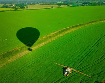 Champ dans l'Oxfordshire