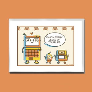 Cuteness Video Game Illustration, Cute Characters, Nintendo, Tamagotchi, Game Illustration