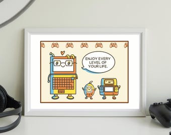 Cuteness Video Game Illustration, Cute Characters, Nintendo, Tamagotchi, Game Illustration
