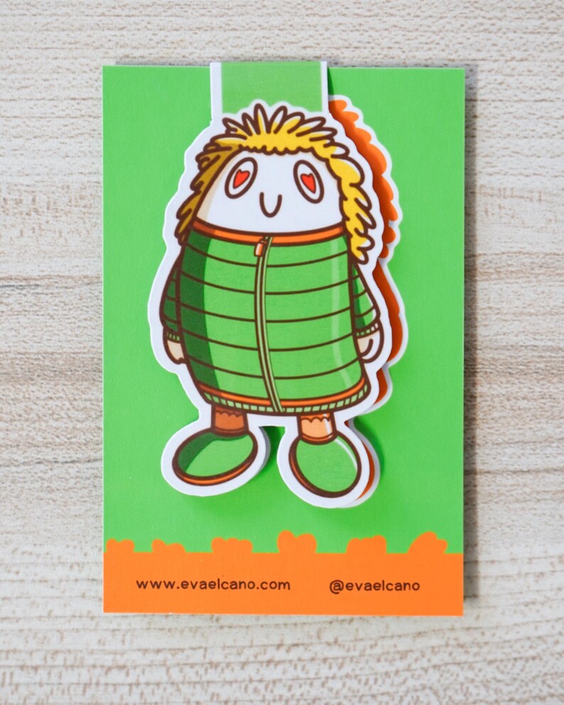 Magnetiskt bokmärke, sött kawaii-bokmärke för bokälskare, lästillbehör, boklig present bild 2