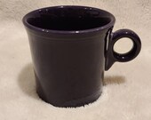 Homer Laughlin HLC FiestaWare Plum Deep Dark Purple Tom Jerry 3-1 2 quot Coffee Mug