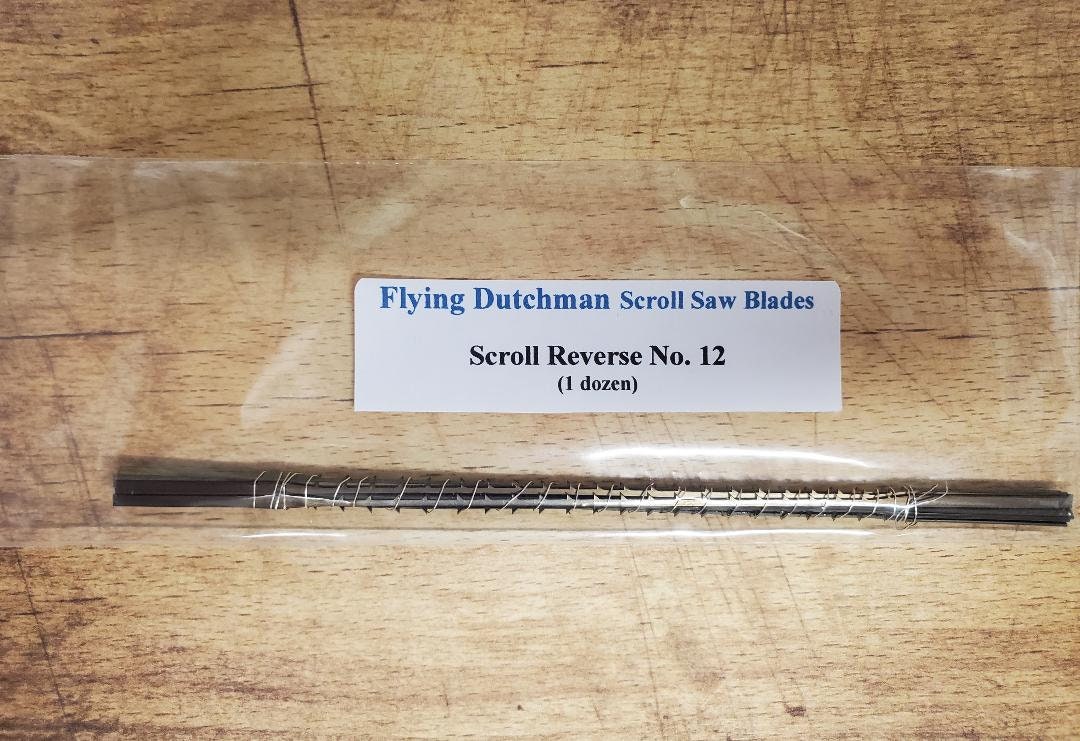 One Dozen Scroll Reverse No. 12 Flying Dutchman Scroll Saw Blades Etsy