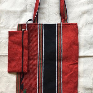 Red Bedouin Bag and Wallet