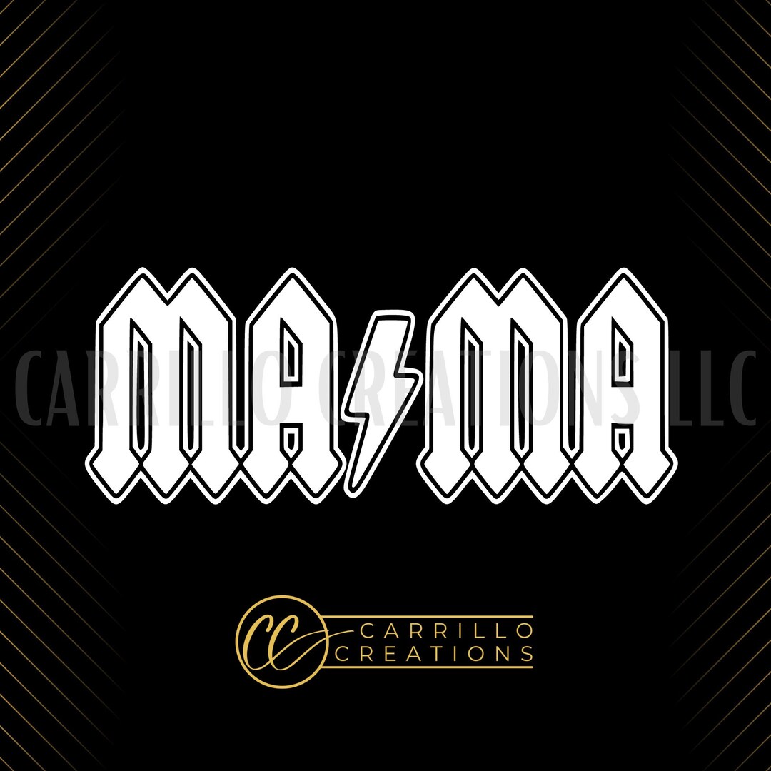 Mama ACDC Decal Sticker for Car Laptop Water Bottle Phone Permanent ...