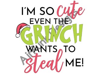Download Cute Grinch Svg Etsy