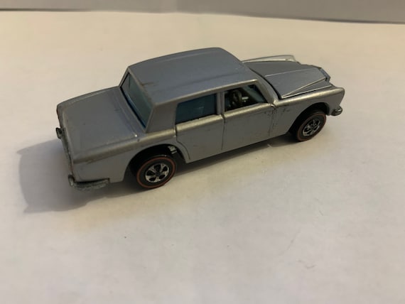1969 Mattel Hot Wheels Redline Rolls-royce Silver Shadow in Silver