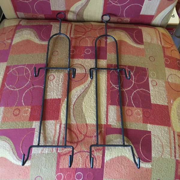 Wrought Iron Wall Plate Holder Etsy
