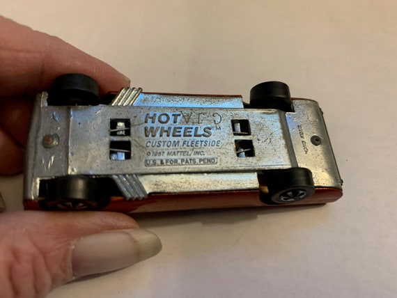 1968 Mattel Hot Wheels Redline Custom Fleetside in Orange - Etsy