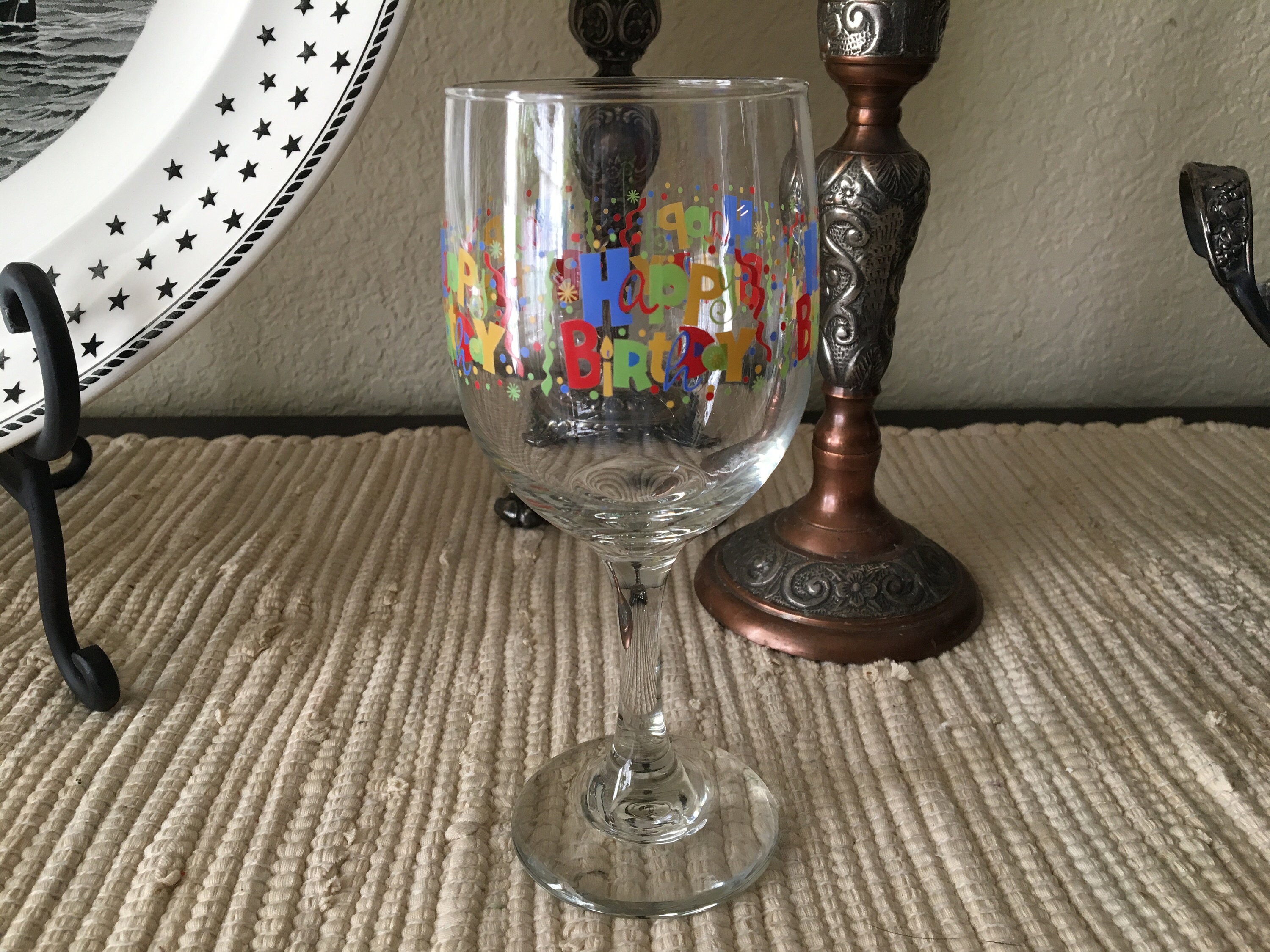 Lv wine glass