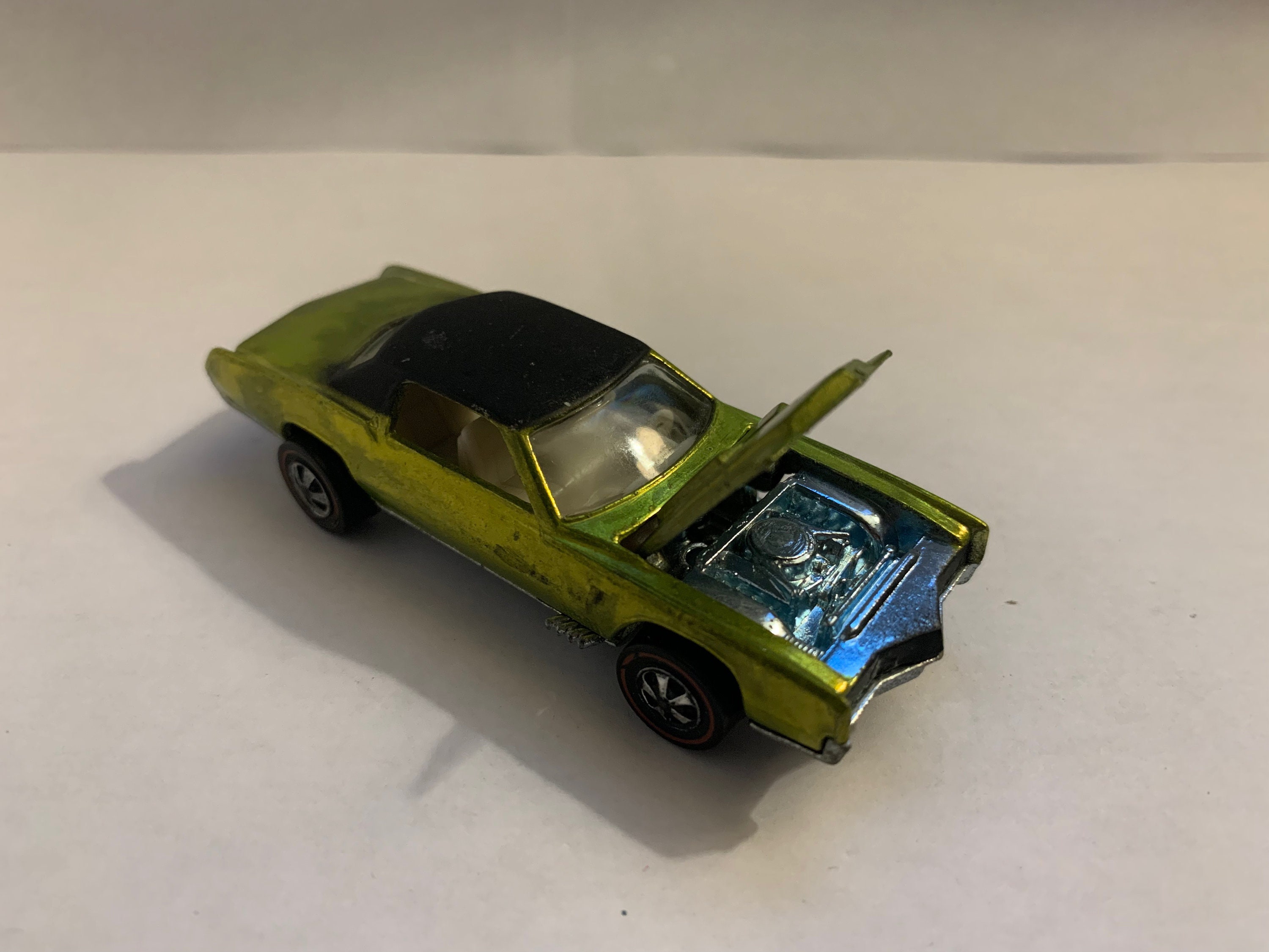 1968 Mattel Hot Wheels Redline Custom Eldorado in Lime Yellow - Etsy