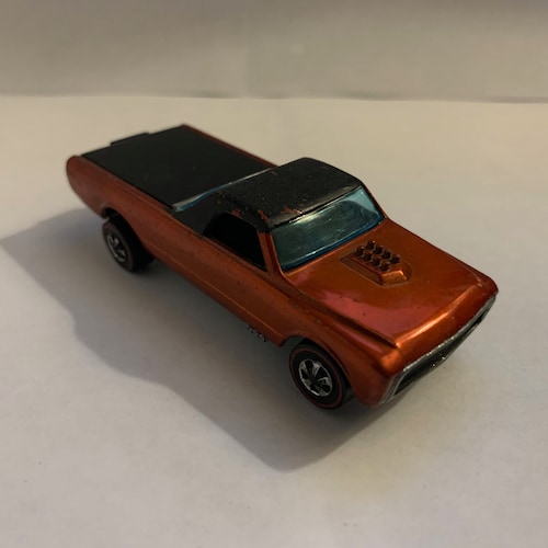 1968 Mattel Hot Wheels Redline Custom Fleetside in Orange - Etsy