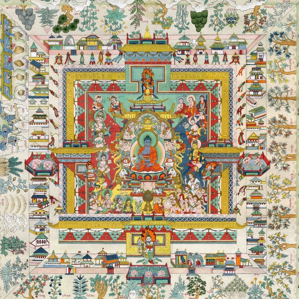 The Mandala of the Medicine Buddha