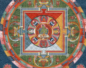 Mandala der grünen Tara