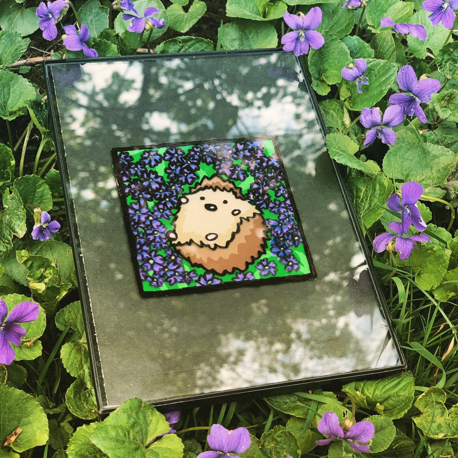 Custom Glass Frame Painting Etsy