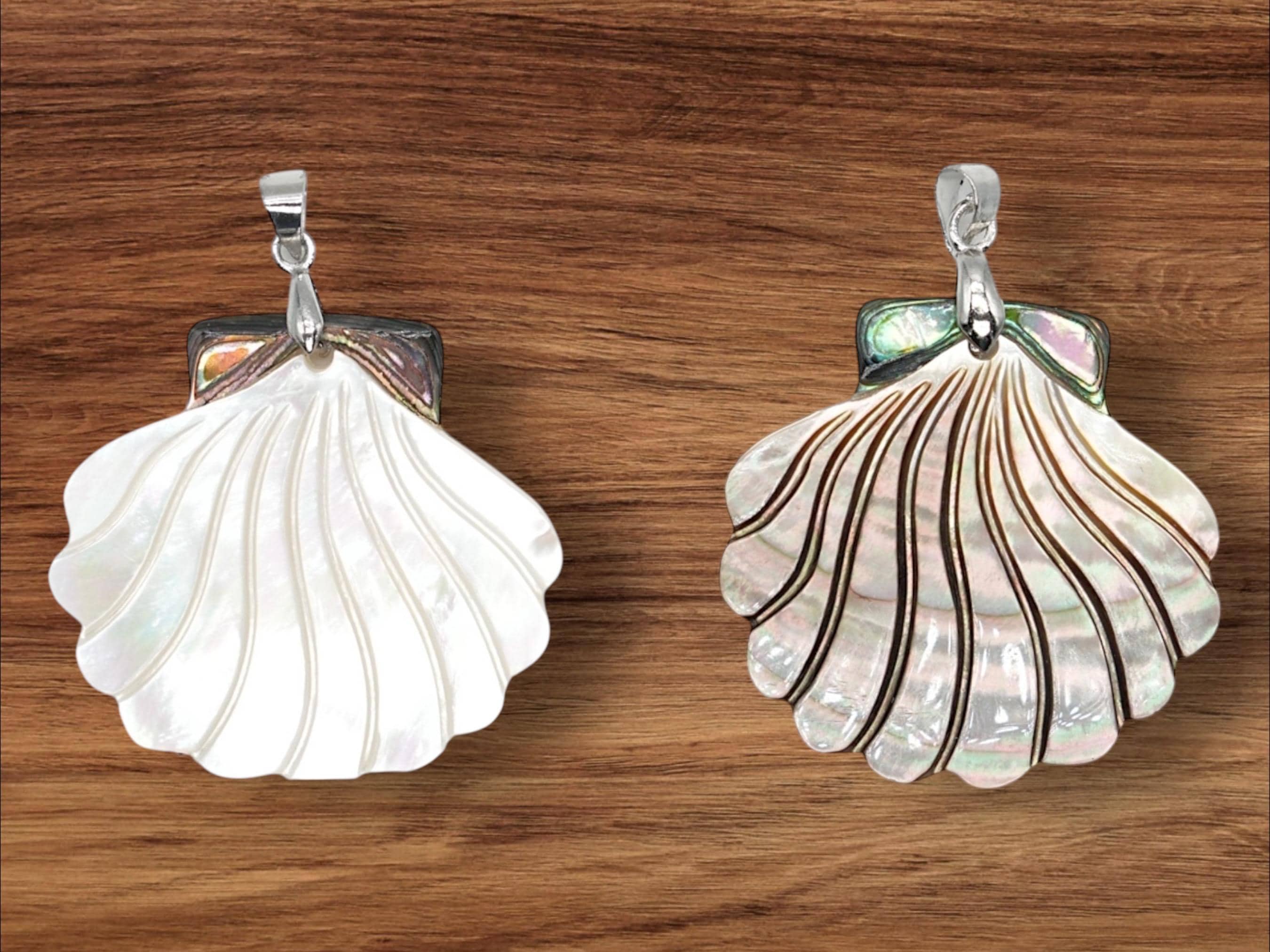 HOBBIESAY 200 Ciondoli Rotondi A Conchiglia, 15 Mm, Bianchi - Foto 3