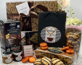 LUXURY Italian COFFEE Hamper | Gift Box For Couples | Gift For Him | Birthday Gift For Her | Thank You Gift |  Get Well Gift