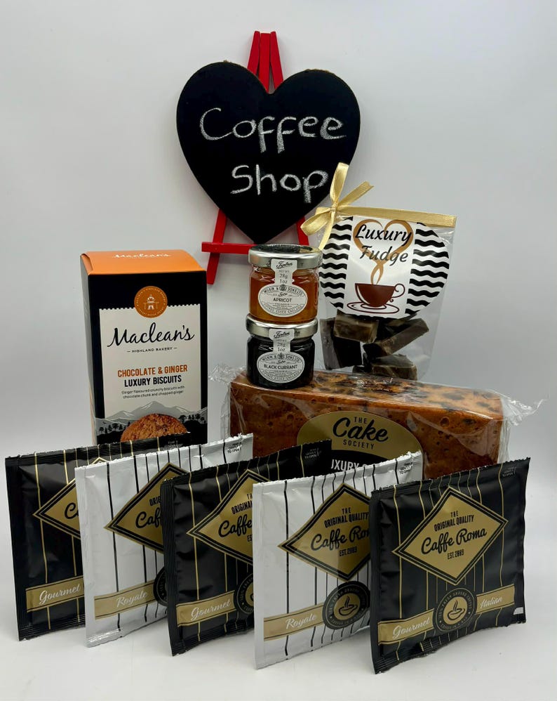 Italian Coffee Mini Hamper | Coffee & Biscuits | Ladies Mens Birthday Treat Gift Box | Present For Him | Gift For Her | Gourmet Food Hamper image 7