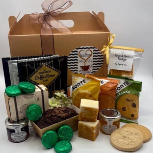 Quirky ITALIAN COFFEE Hamper | Mini Coffee Gift Box | Gift For Ladies or Men | For Her Birthday | Get Well Gift | New Home | Thank You