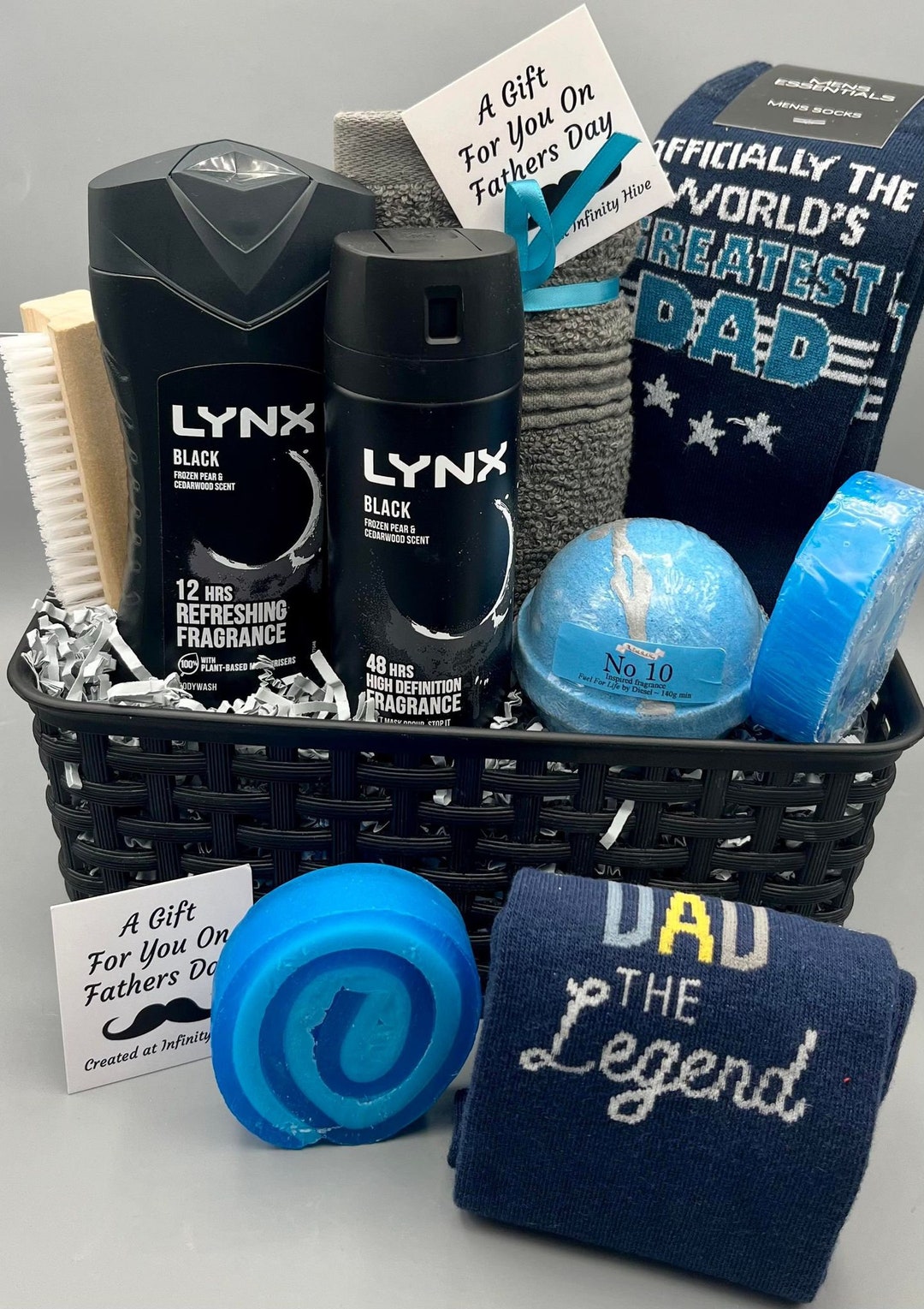 FATHERS DAY Gift Set Gift Basket for Dad Novelty Socks Etsy UK