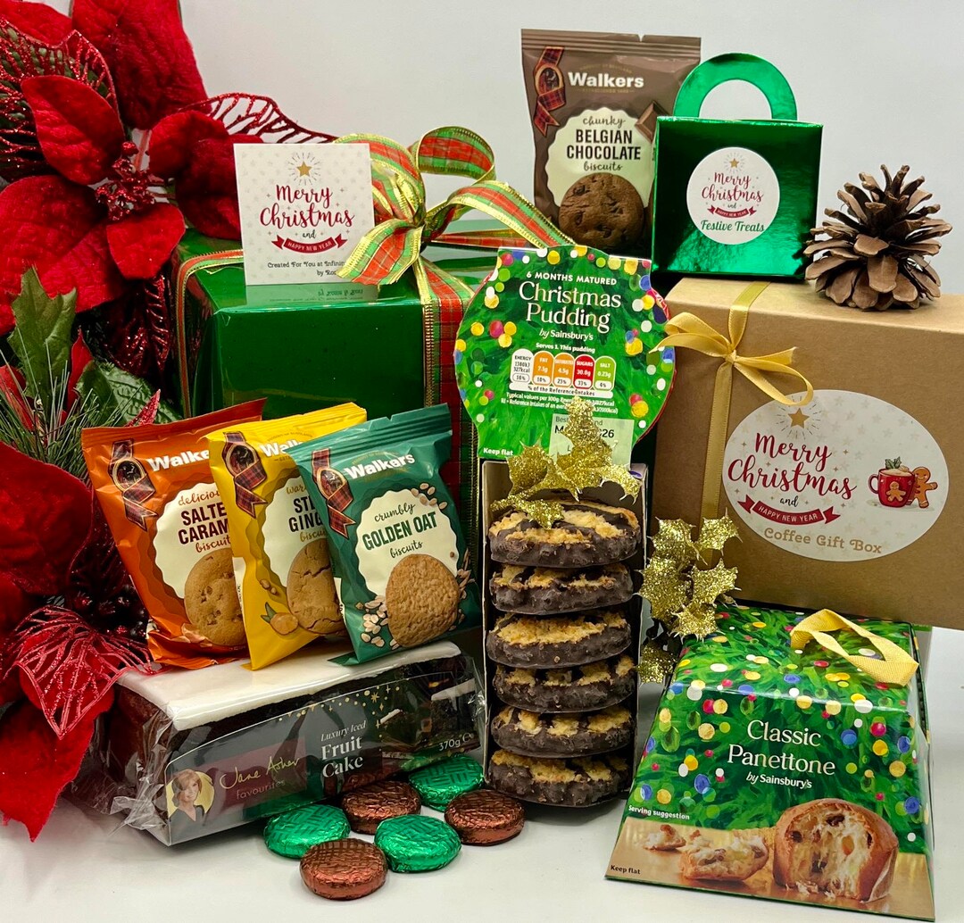 Luxury Christmas Coffee Hamper Xmas Gift Box for Ladies or Men Gift for