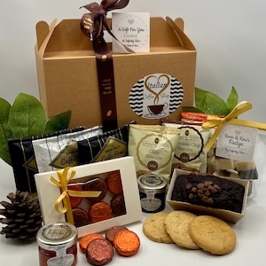 Quirky ITALIAN COFFEE Hamper | Mini Coffee Gift Box | Gift For Ladies or Men | Christmas or Birthday | Get Well Gift | New Home | Thank You