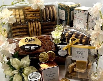 Luxury TEA HAMPER | Afternoon Tea | For His or Her Birthday | Tea Gift Box for Couples | New Home Gift | Get Well | Thank You
