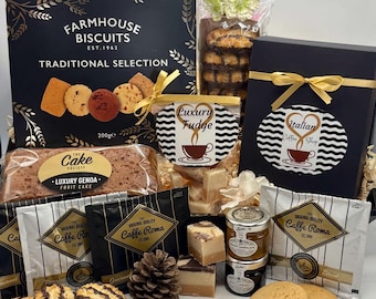 Cesta de café italiano de prestigio / Regalo de café para compartir / Bolsitas de café / Cumpleaños de ella / Cumpleaños de él / Regalo para parejas / Gracias