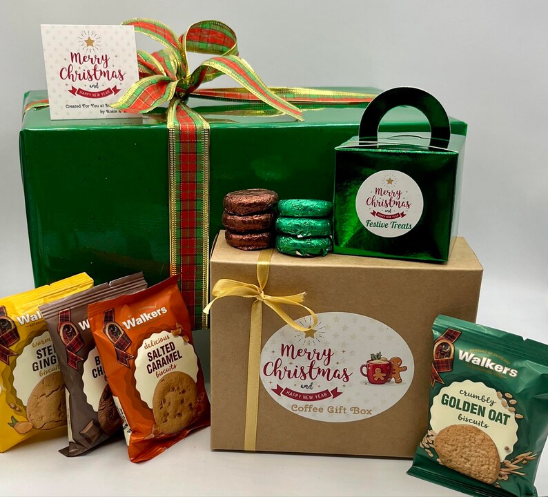 Luxury Christmas Coffee Hamper Xmas Gift Box for Ladies or Men Gift for