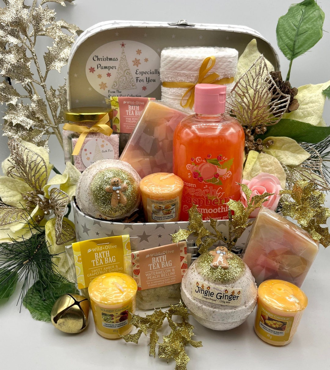 Ladies CHRISTMAS Pamper Hamper YANKEE CANDLE Gift Box Etsy UK