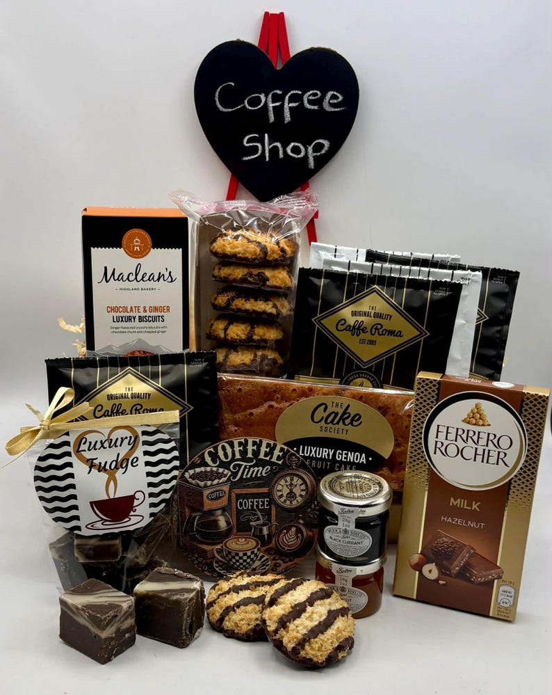 Italian Coffee Mini Hamper | Coffee & Biscuits | Ladies Mens Birthday Treat Gift Box | Present For Him | Gift For Her | Gourmet Food Hamper image 10