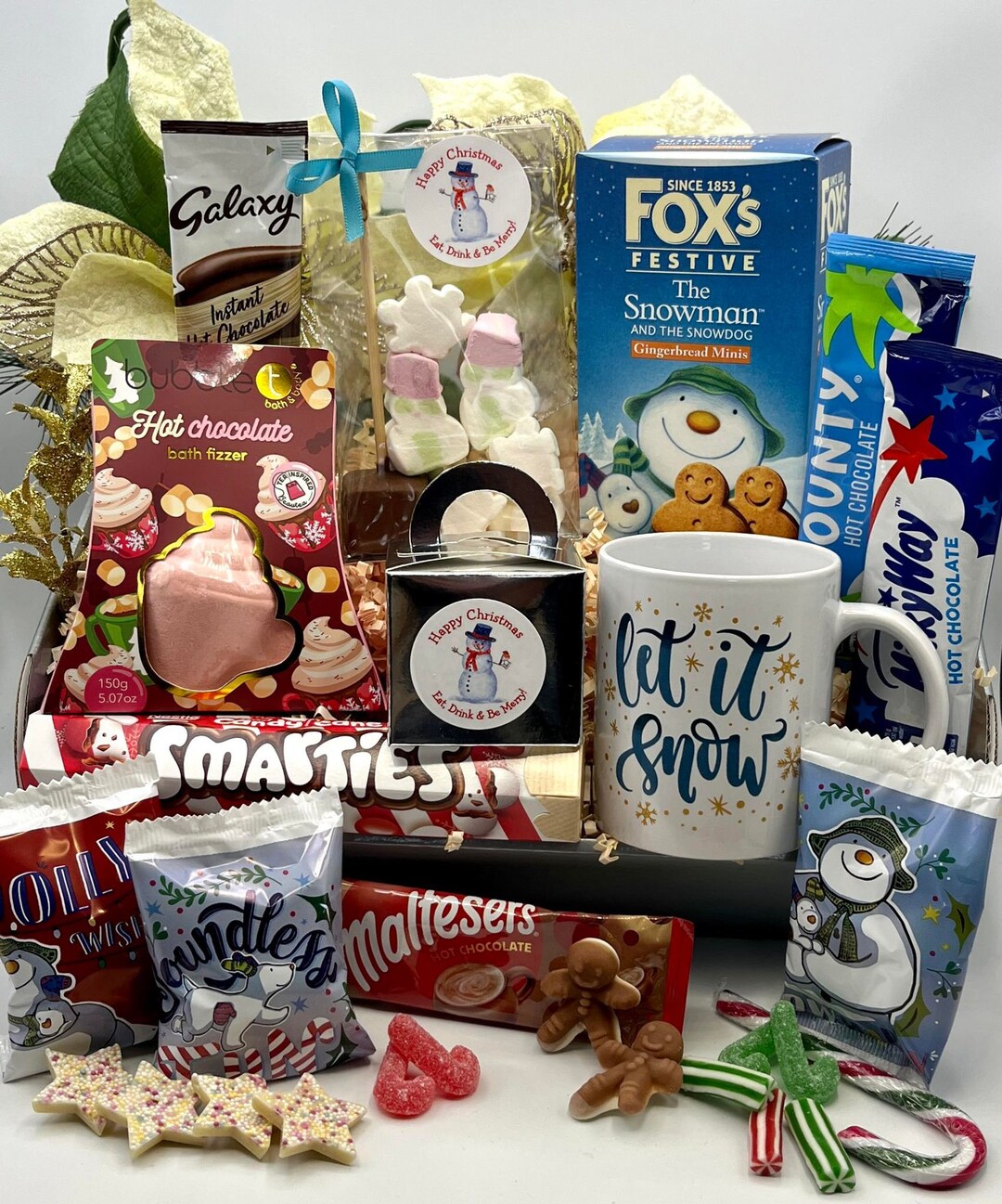 CHRISTMAS Gift Hamper Gift for Ladies Girls Hot Chocolate - Etsy UK