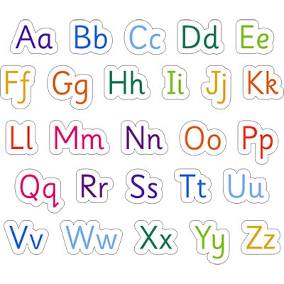 School Alphabet Etsy