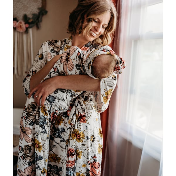 Mom and Baby Matching Hospital Outfits Etsy