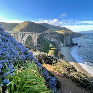 Big Sur, California, Bixby Bridge, Digital Download Photo Poster, Digital Print, Landscape Wall Art