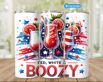 Patriotyczne opakowanie na kubek z okazji 4 lipca na kubek Skinny Tumble o pojemności 20 uncji, projekt sublimacji z okazji Dnia Niepodległości do natychmiastowego pobrania cyfrowego, Ameryka PNG