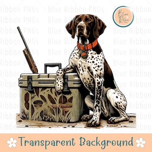 Hunting Dog PNG, Hunter Camo German Shorthaired Pointer PNG, Hunting Season, Summer Outdoor Camping Sublimation Design, Digital Download PNG