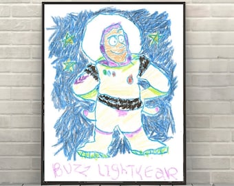 バズ ライトイヤーのポスター アンディの絵のポスター ビンテージ