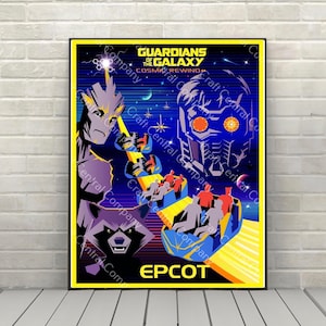 Guardians Galaxy of - Poster Etsy the