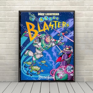 バズ ライトイヤー アストロブラスター ポスター ディズニー アトラクション ポスター ディズニー ワールド ポスター トゥモローランド ポスター ディズニーランド ウォール アート