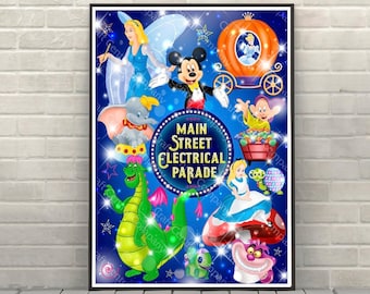 ディズニー メインストリート エレクトリカル パレード ポスター