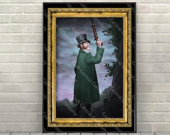 Duling Ghost Poster Haunted Mansion Poster Liberty Square New Orleans Square Vintage Disney Attraction Poster Disney World Disneyland