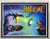 絵画　ファンタズミック　ディズニー　ポスター？　ミッキー Amazon｜ミッキーマウス – ディズニーポスターレトロミッキー