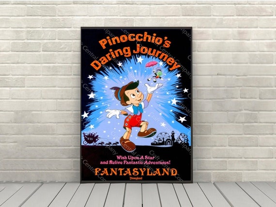 ピノキオの冒険の旅ポスター ビンテージディズニーポスター クラシック