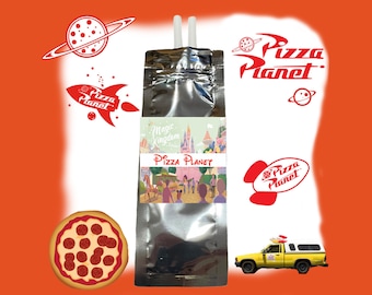 Pizza Planet Car Diffuser Fragrance Refill (2 Palhetas) inspirado em fragrâncias Disney Óleos Essenciais Disney World & Disneyland Scents