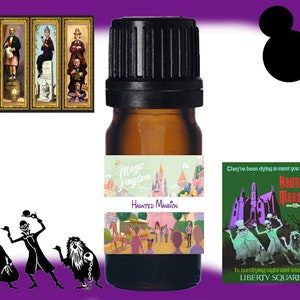 Haunted Mansion Fragrance Oil Inspired by Disney Magic Kingdom Fragrances Essential Oils Disney World & Disneyland Attraction Fragrances
