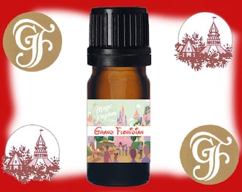 Grand Floridian Resort Fragrance Oil Inspirado em fragrâncias Disney Difusor Óleos essenciais Fragrâncias Disney World e Disneyland