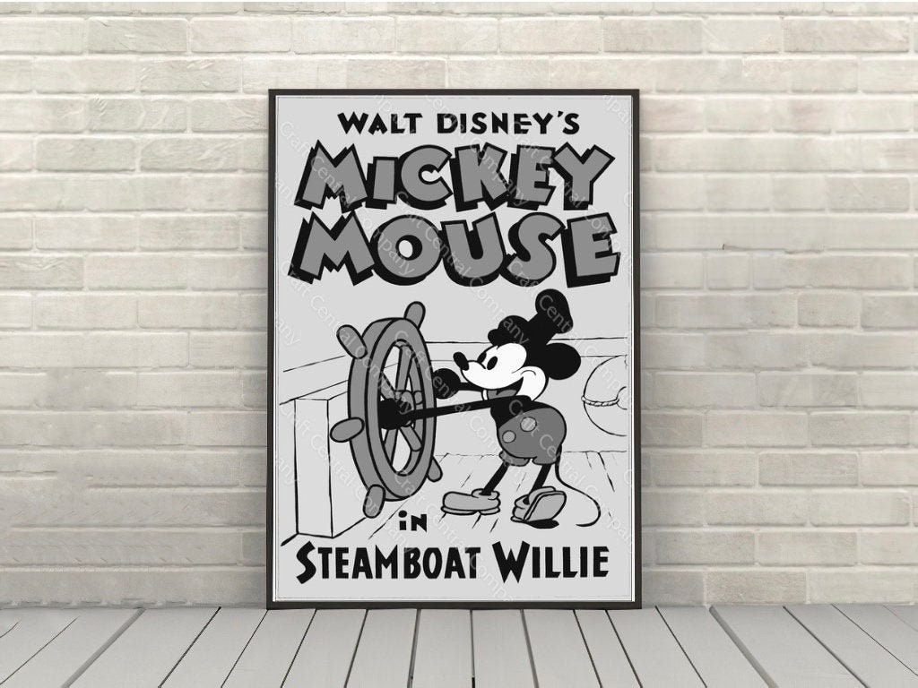 Mickey Mouse - Retro Disney Classic 24x36 Poster Art Print