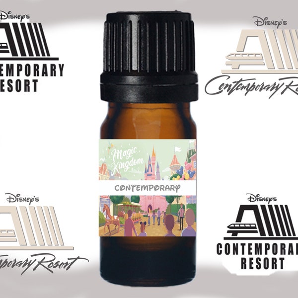 Contemporary Resort Fragrance Oil Disney Fragrances Diffuser Essential Oils Disney World & Disneyland Fragrances Disney Hotel Scents