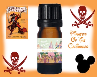 Huile parfumée Pirates des Caraïbes Disney Fragrances Adventureland Magic Kingdom Diffuseur Huiles essentielles Disney