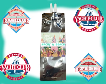 Recarga para difusor de fragrância para carro Yacht and Beach Club Resort (pacote com 2) Inspirado nas fragrâncias Disney Fragrância Disney World e Disneyland